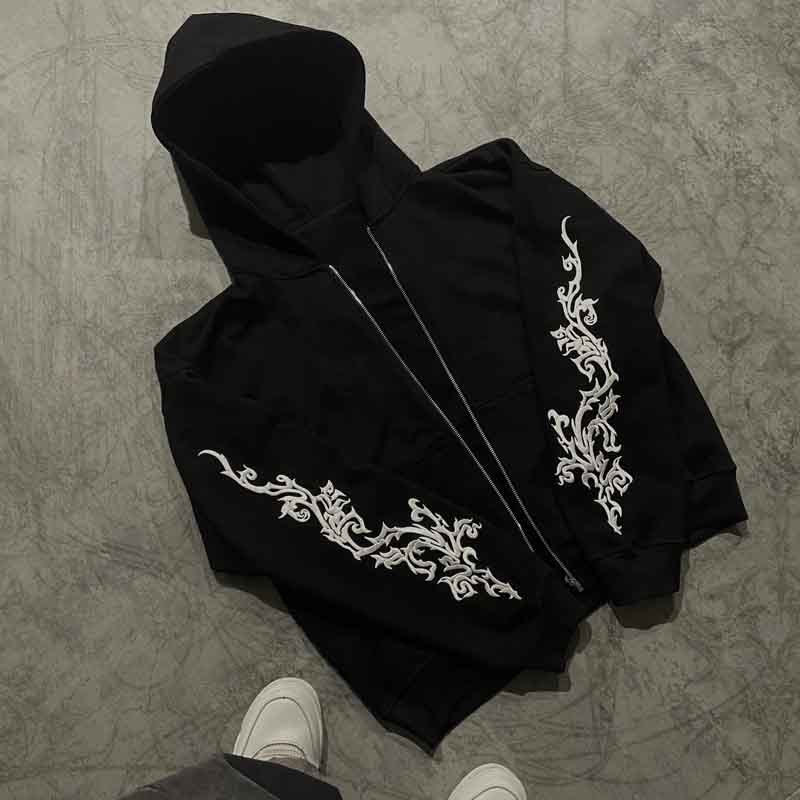 Street-Style Hoodie mit Kreativem Letter-Print