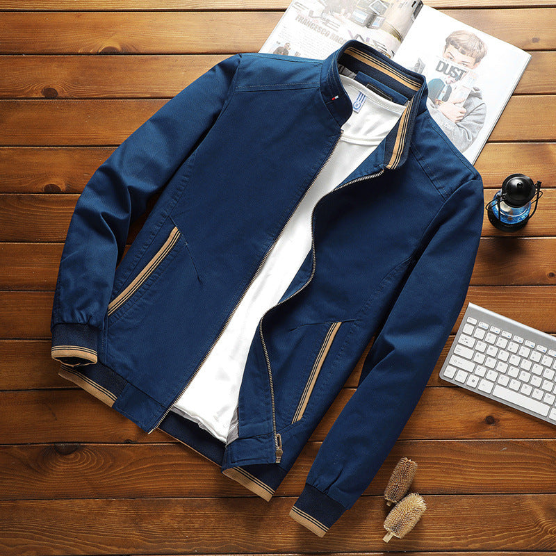 Stehkragen-Freizeitjacke für Herren – Bild 4 | LuxeStyle