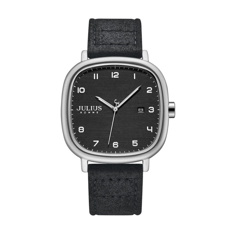 Quadratische Quarz-Uhr mit Metallband – Bild 3 | LuxeStyle