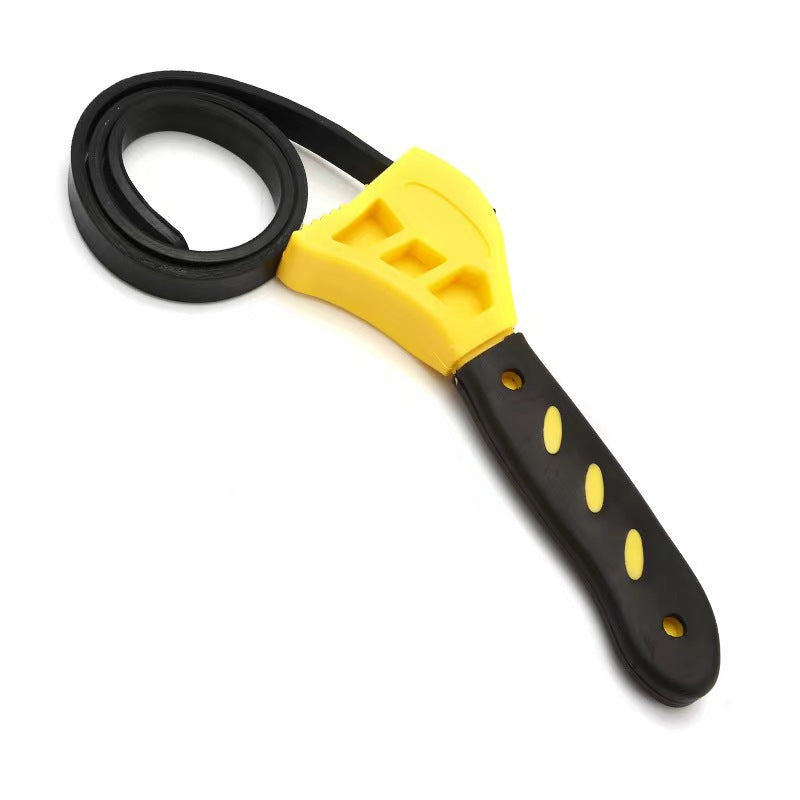 Verstellbarer Gummi-Riemenschlüssel, 6-8 Zoll