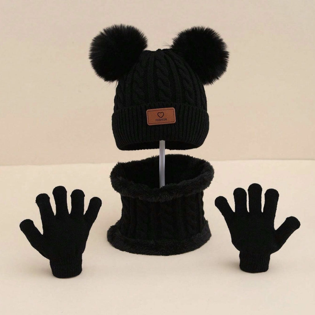 Mütze, Schal & Handschuhe Set für Kinder | LuxeStyle