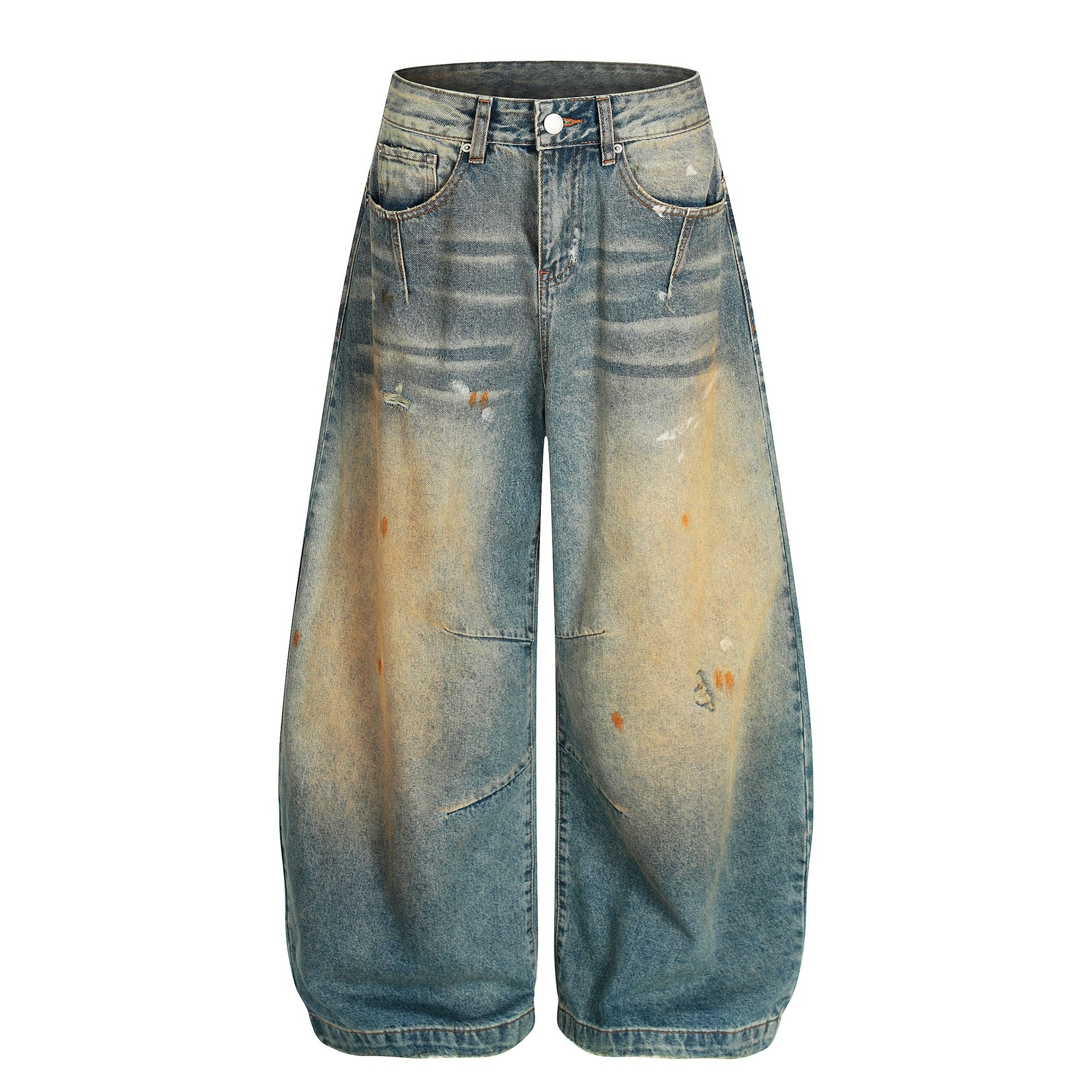Retro Distressed Scythe Jeans für Herren
