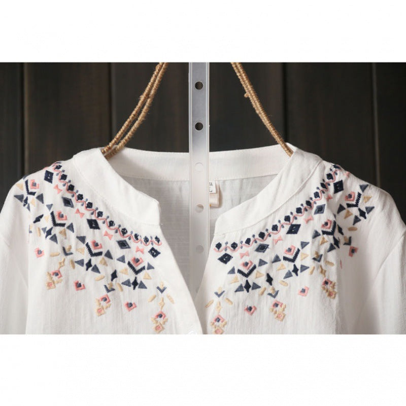 Damen Langarmshirt mit Stickerei – Bild 4 | LuxeStyle