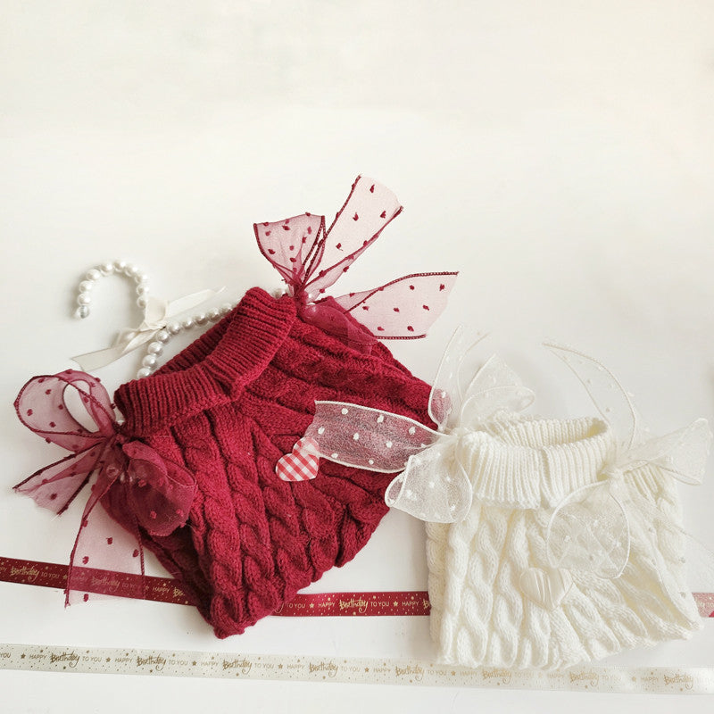 Katzenpullover – Weinrot – Bild 4 | LuxeStyle