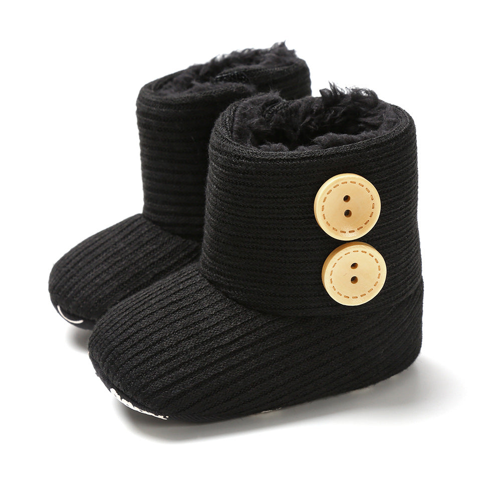 Baby-Winterstiefel aus Baumwolle mit weicher Sohle – Bild 7 | LuxeStyle