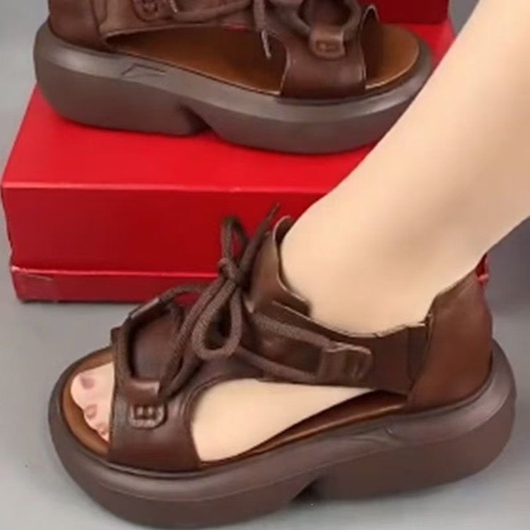 Römische Plattform-Sandalen