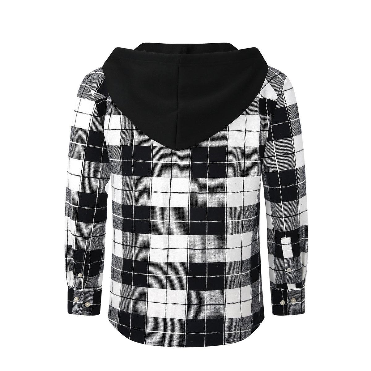 Hoodie mit Plaid-Muster – Bild 4 | LuxeStyle