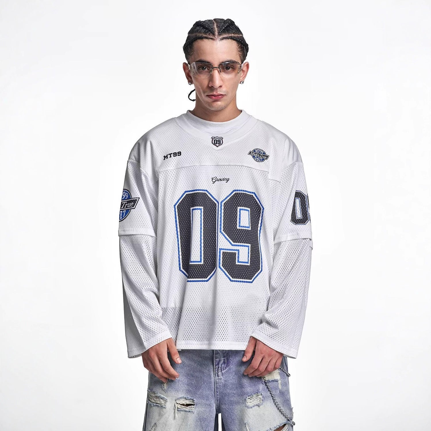 Herren-Sweatshirt mit Print – Locker geschnitten
