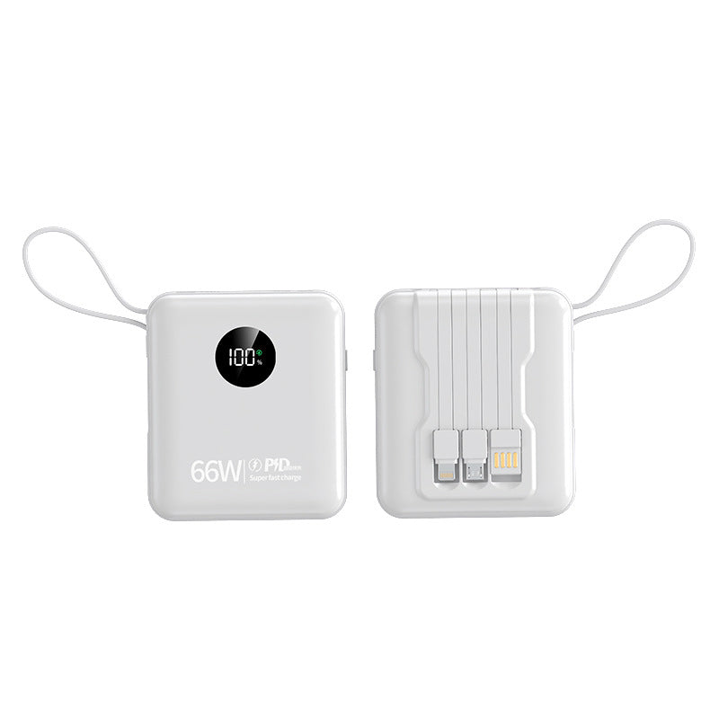 Powerbank 10000 mAh mit integriertem Kabel