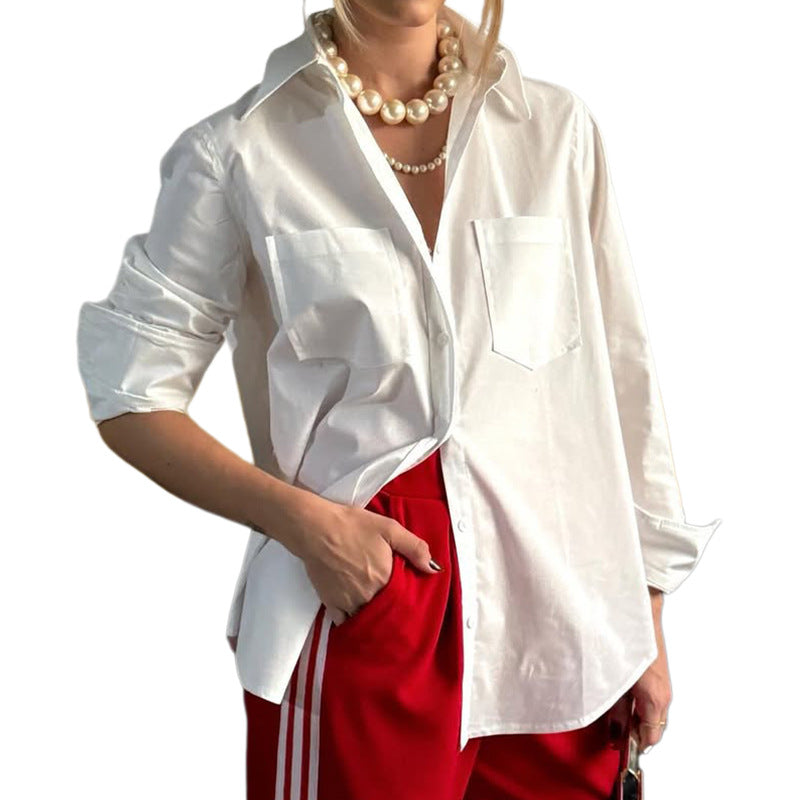Elegante Langarm-Bluse im französischen Stil – Bild 5 | LuxeStyle