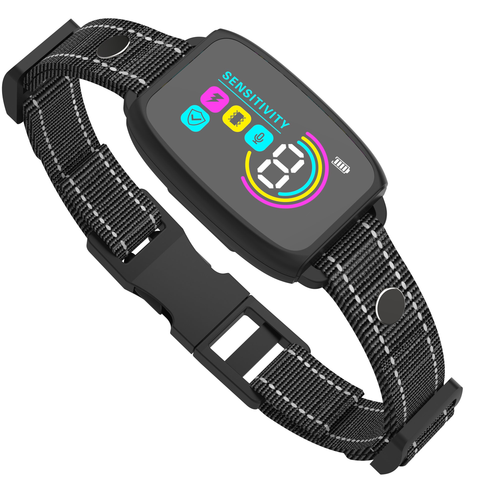 Smart Anti-Bell Halsband mit HD-Display