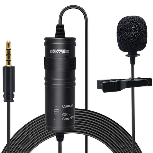 Profi-Omnidirektional-Mikrofon 3,5 mm Clip-on