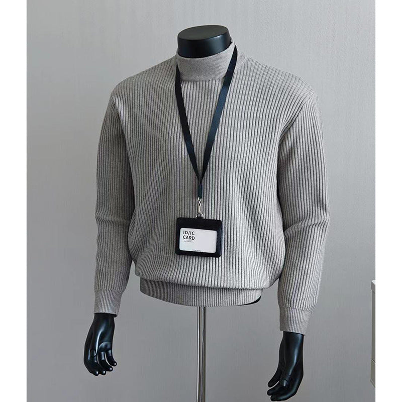 Herren Rollkragenpullover aus Strick – Bild 6 | LuxeStyle