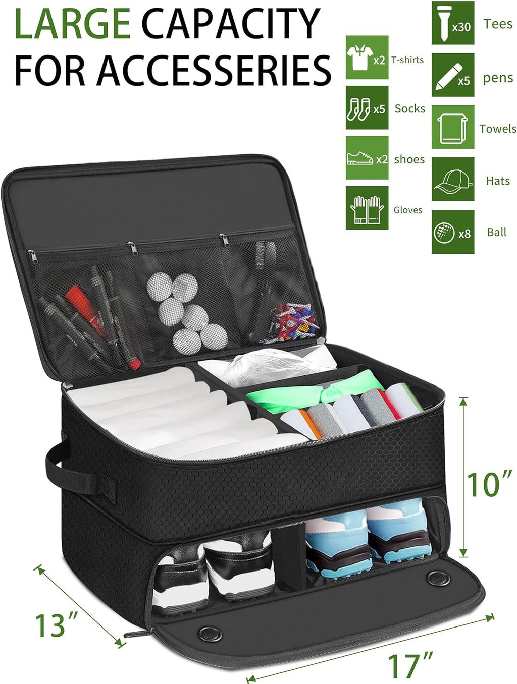 Wasserdichte Golf-Organizer-Box für das Auto