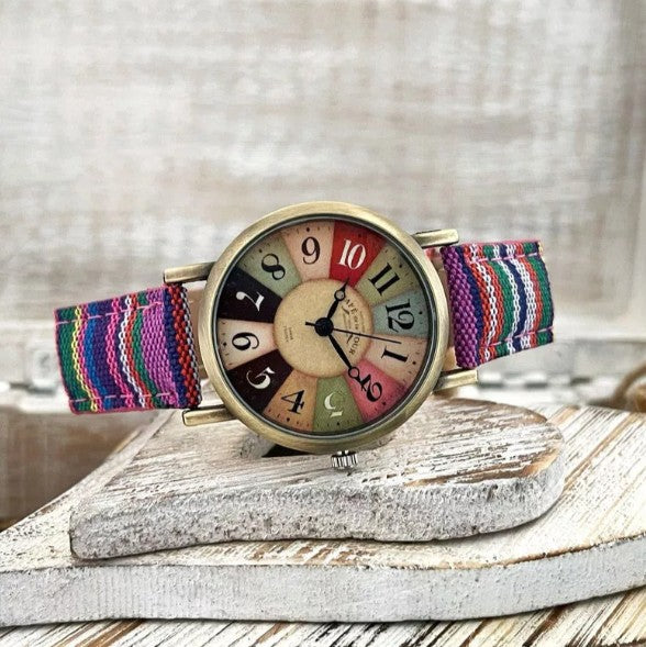 Damen-Armbanduhr mit Regenbogen-Zifferblatt – Bild 5 | LuxeStyle