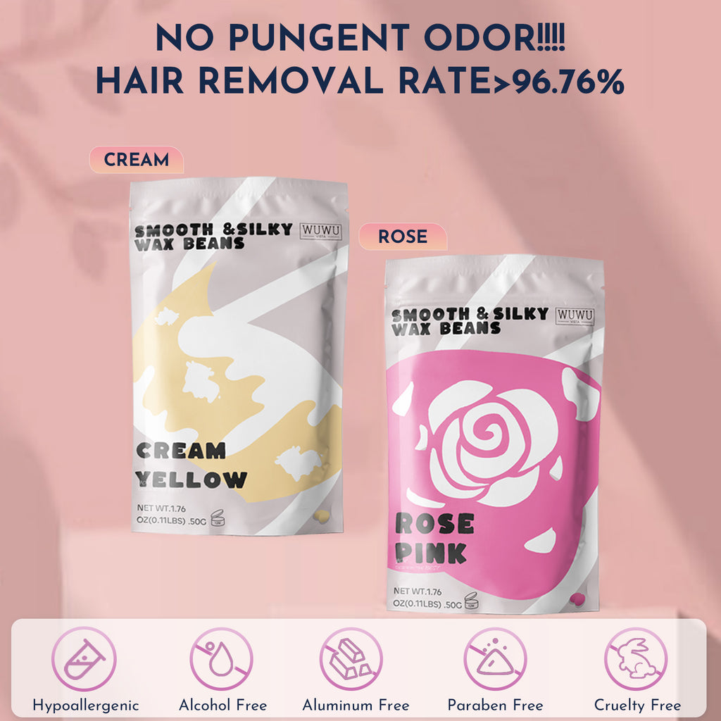 WUWUVISTA Waxing Kit für Gesicht und Körper