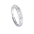Verstellbarer Ring mit Glyzinien-Motiv – Bild 6 | LuxeStyle