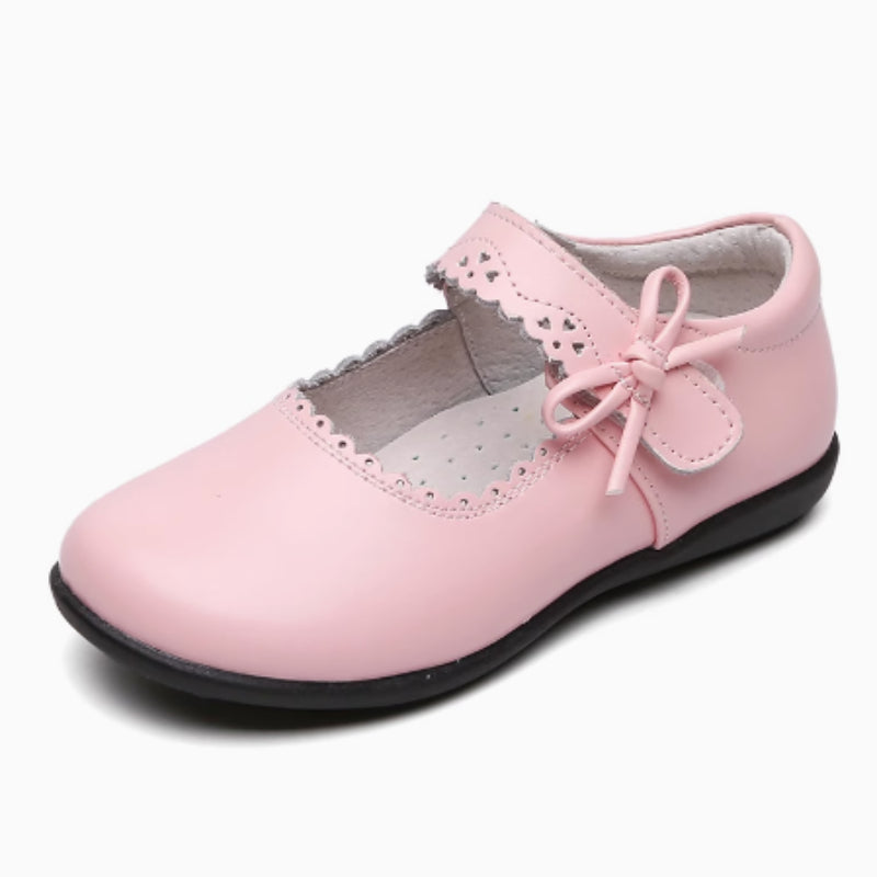Englische Mädchenlederschuhe mit Weichsohle