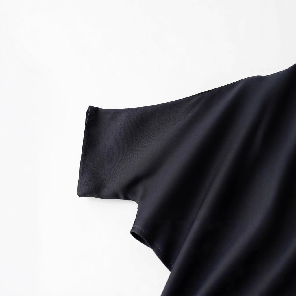 Chiffon-Kleid mit kurzen Ärmeln für grosse Grössen – Bild 3 | LuxeStyle