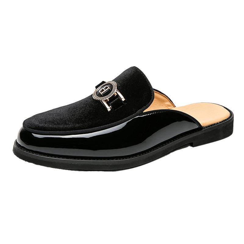 Lässiger Leder-Slipper für Herren