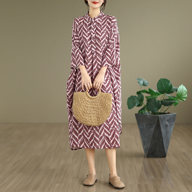 Lange Sommerkleid mit weitem Rock – Bild 3 | LuxeStyle