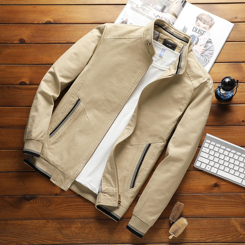 Stehkragen-Freizeitjacke für Herren – Bild 9 | LuxeStyle