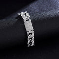 Kubanische Gliederkette mit Strass, 45 cm | LuxeStyle