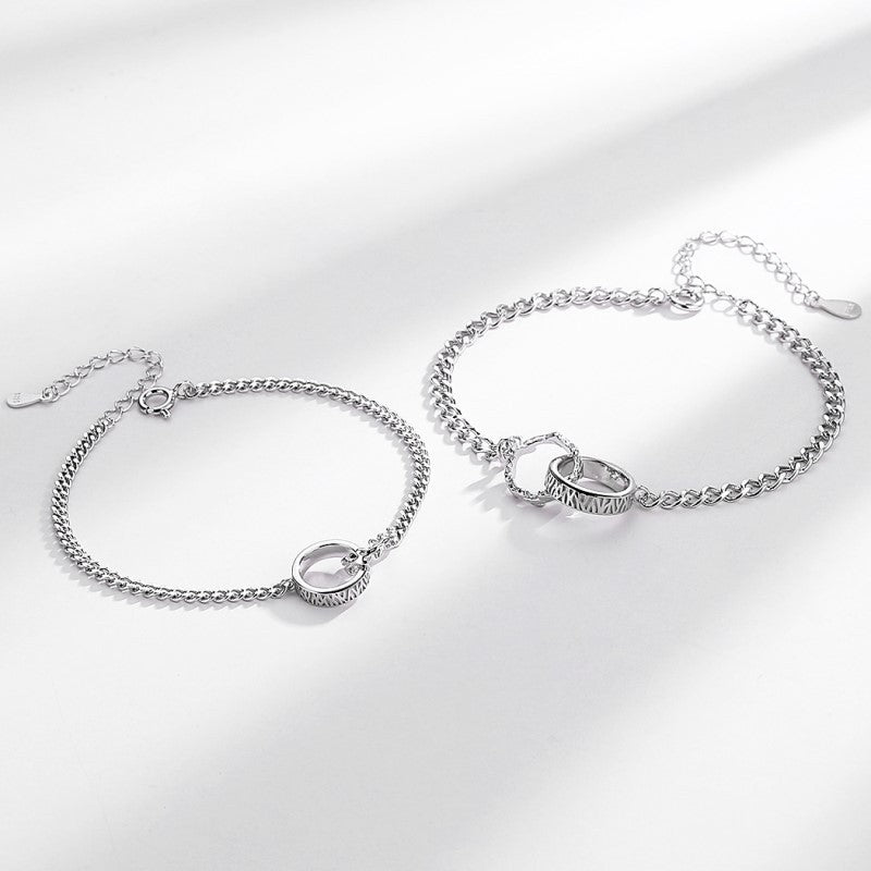Partnerarmband mit Berg- und Baum-Motiv | LuxeStyle