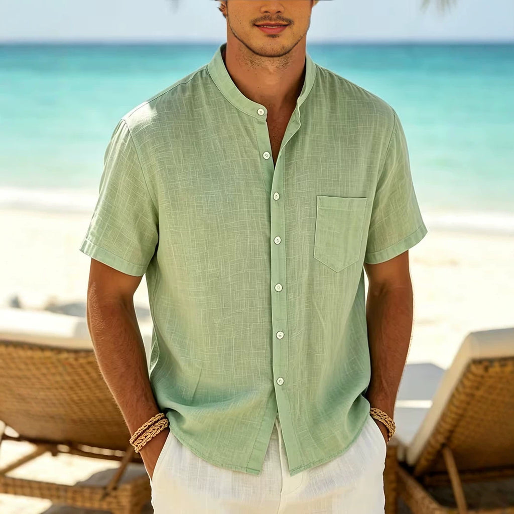 Bambus- und Baumwoll-Shirt mit Blumenmuster – Bild 5 | LuxeStyle