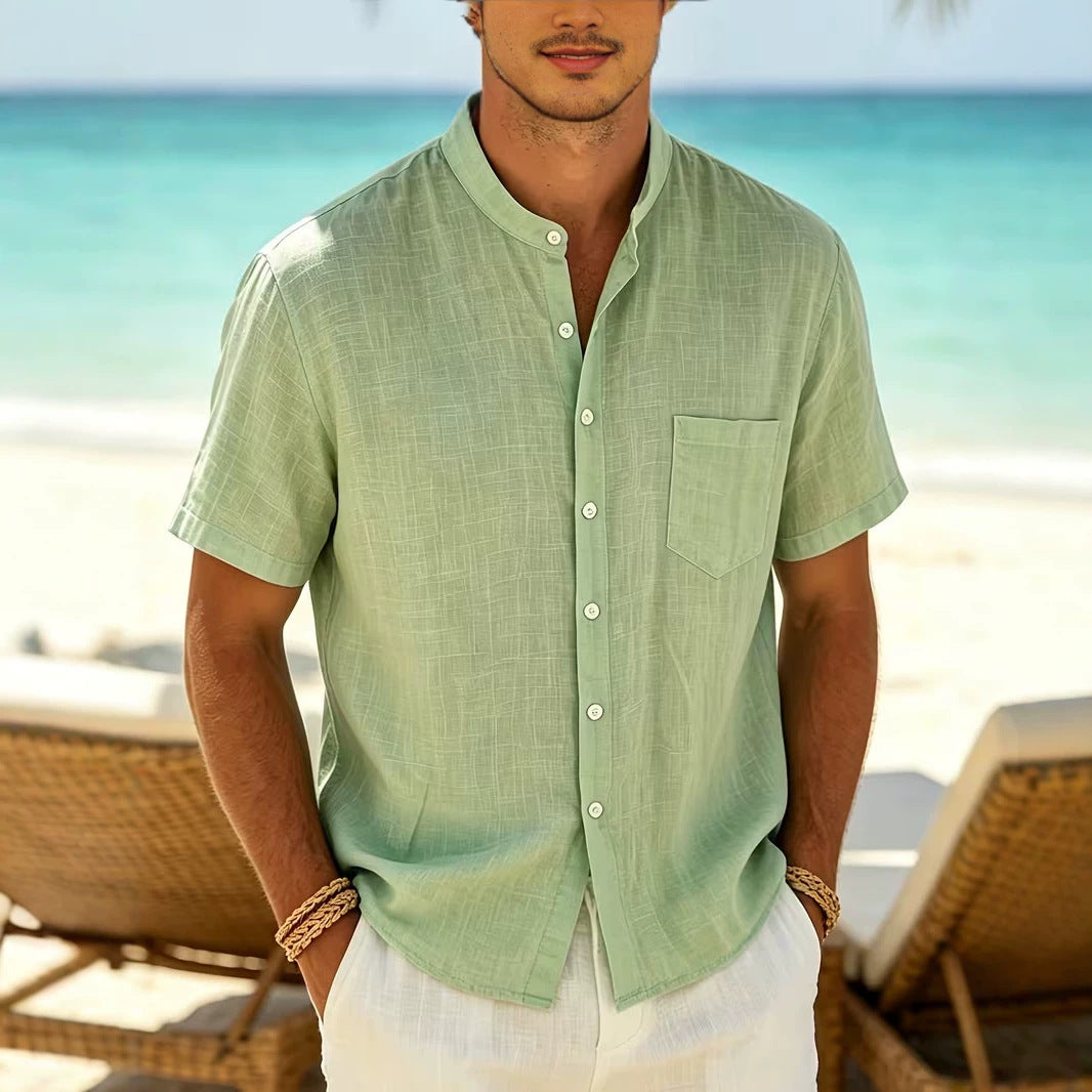 Bambus- und Baumwoll-Shirt mit Blumenmuster – Bild 5 | LuxeStyle