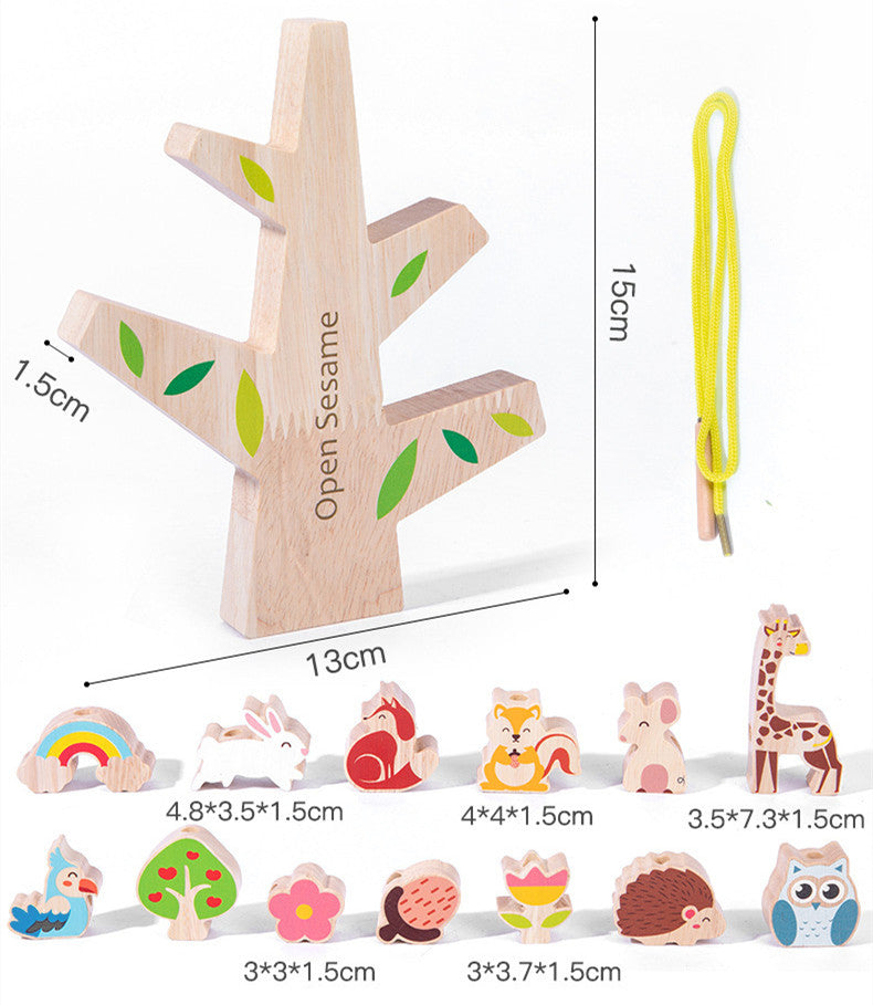 Holzperlen-Puzzle zum Auffädeln – Bild 4 | LuxeStyle
