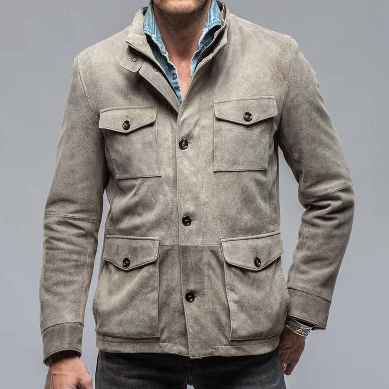 Freizeit-Herrenmantel mit Revers und vielen Taschen – Bild 6 | LuxeStyle