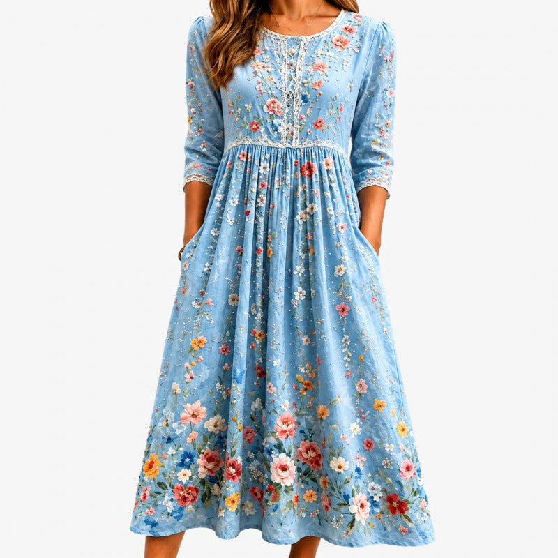Elegantes Freizeitkleid mit A-Linie