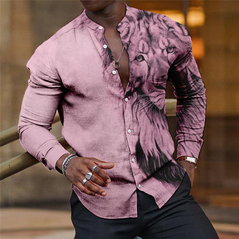 Herren Langarmshirt mit Print