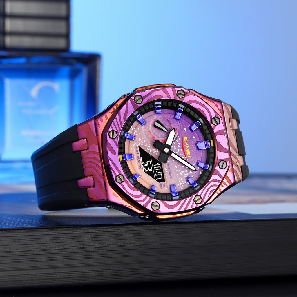 Multifunktionale digitale Herrenuhr