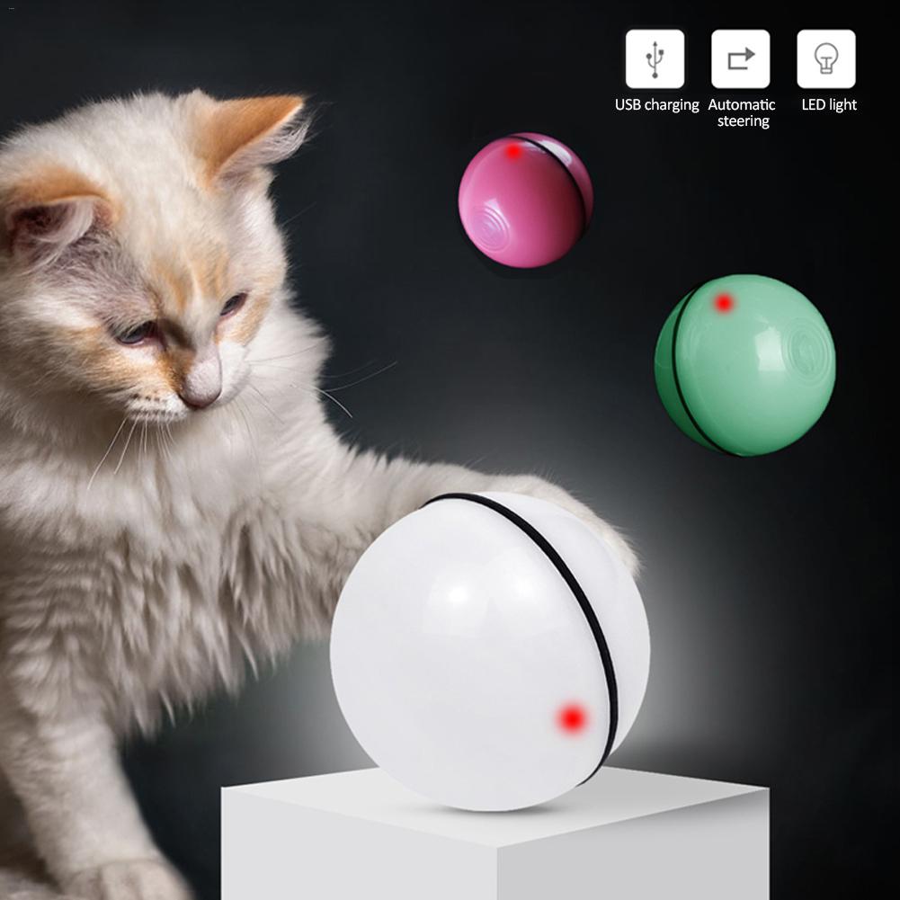 LED Laser Rolling Pet Toy Ball