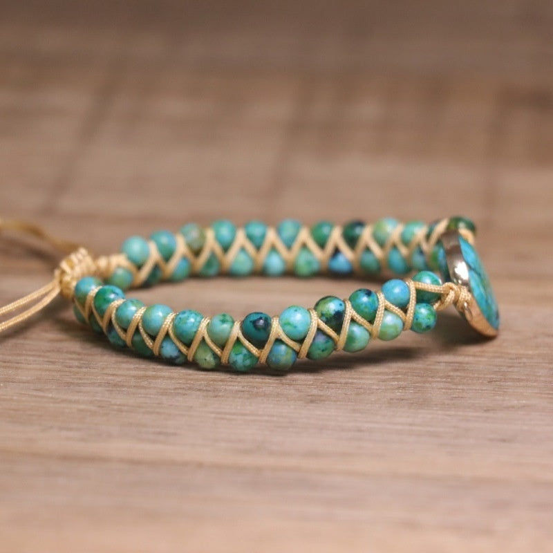 Chakra-Armband mit Herz-Natursteinen – Bild 2 | LuxeStyle