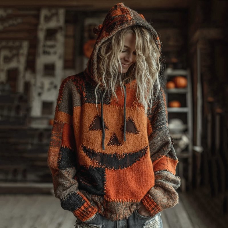 Vintage-Print Pullover