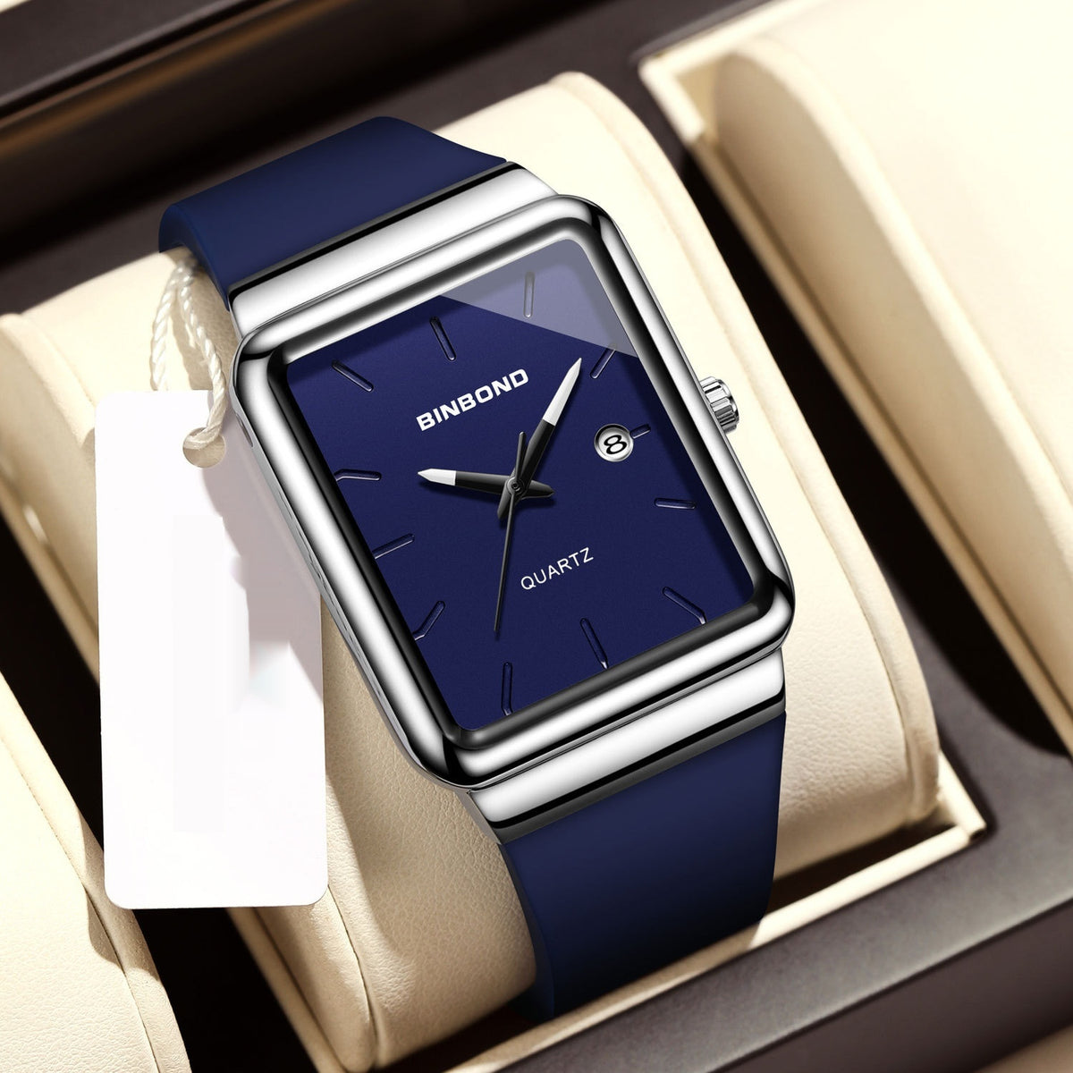 Wasserdichte Armbanduhr mit Silikonarmband – Bild 5 | LuxeStyle