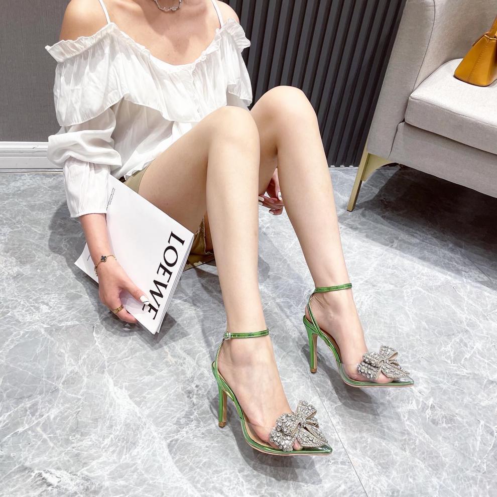 Elegante Stiletto-Sandalen mit Strass – Bild 8 | LuxeStyle