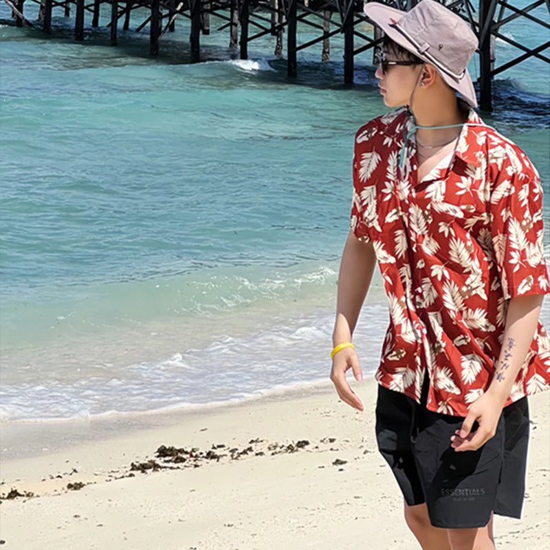 Hawaii Hemd aus Eisseide mit Blumenmuster – Bild 3 | LuxeStyle