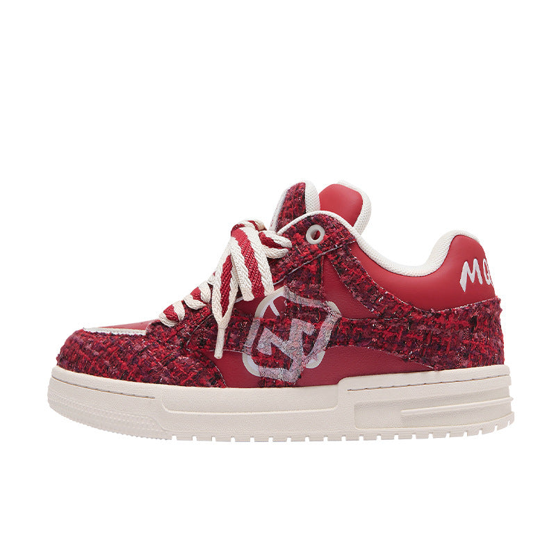 Kreative bedruckte All-Match Flach-Sneaker