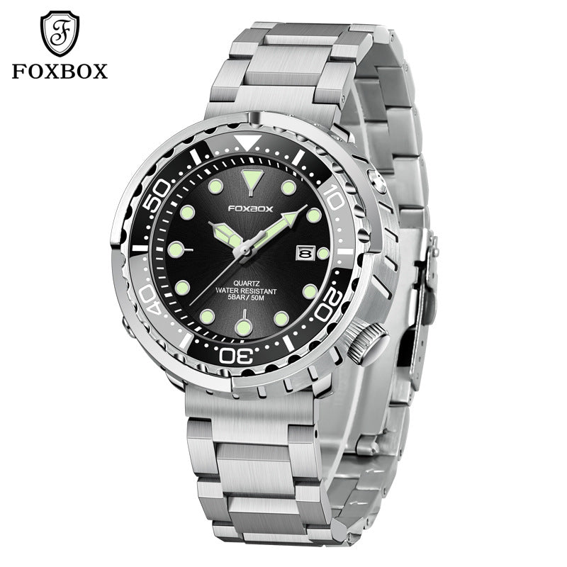 Herren Quarz-Armbanduhr mit Kalender – Bild 1 | LuxeStyle
