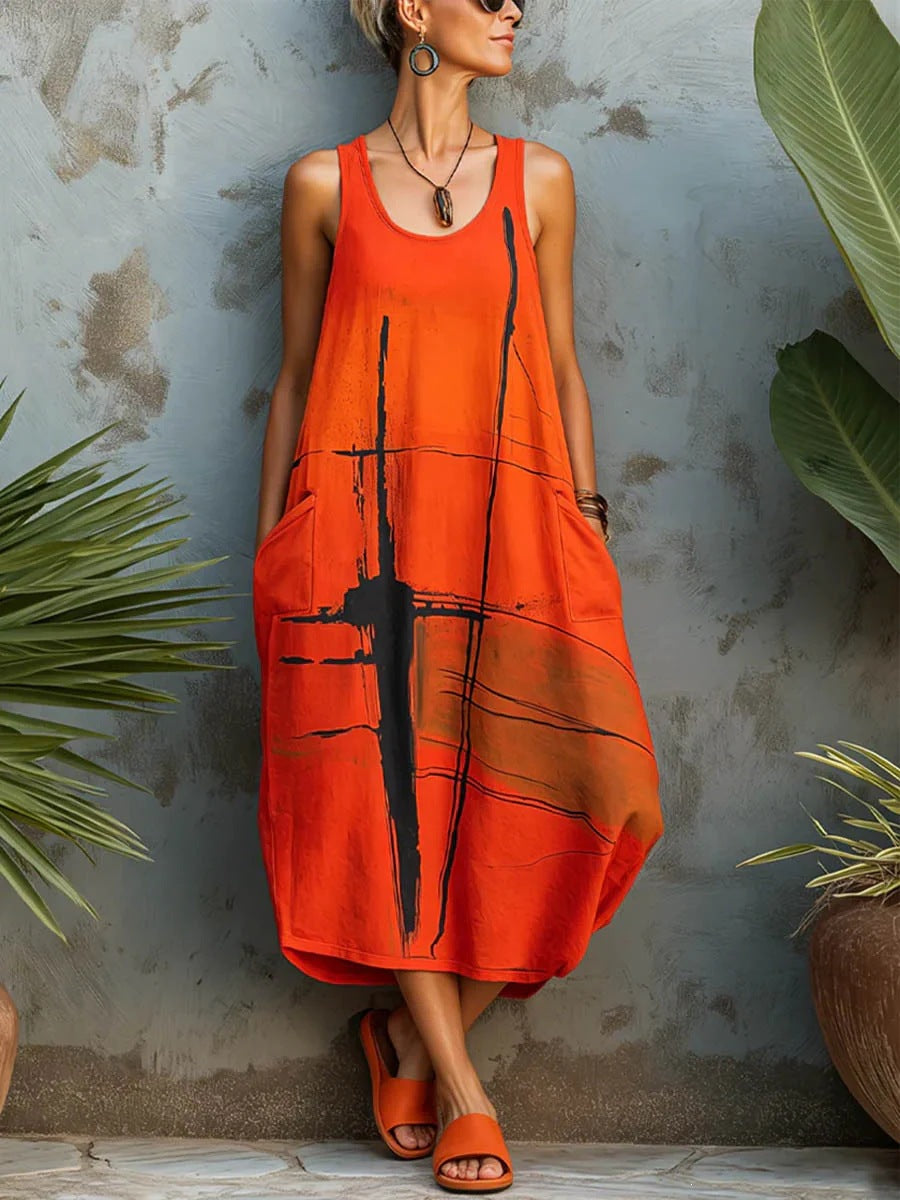 Sommerliches Casual-Kleid mit Taschen – Bild 8 | LuxeStyle
