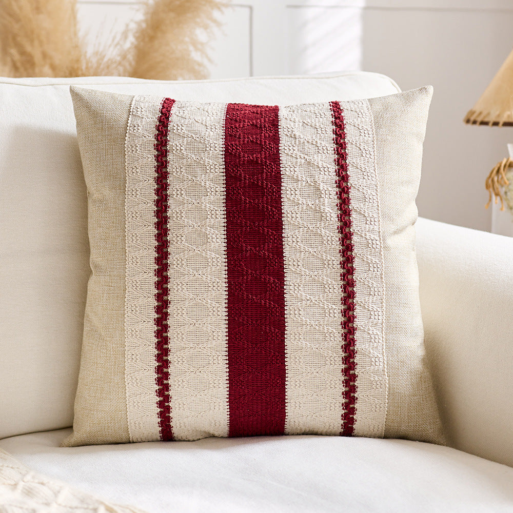 Boho-Kissenhülle Patchwork