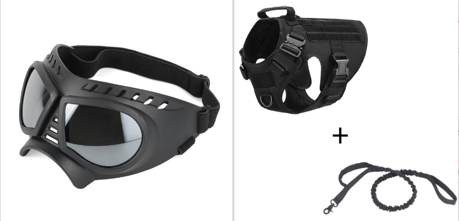 Taktische Outdoor-Hundeweste mit Leinen – Bild 5 | LuxeStyle