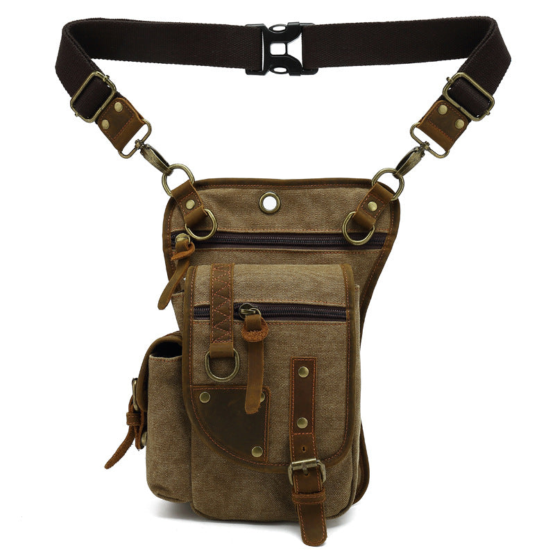 Canvas-Messenger-Tasche – Retro-Design | LuxeStyle