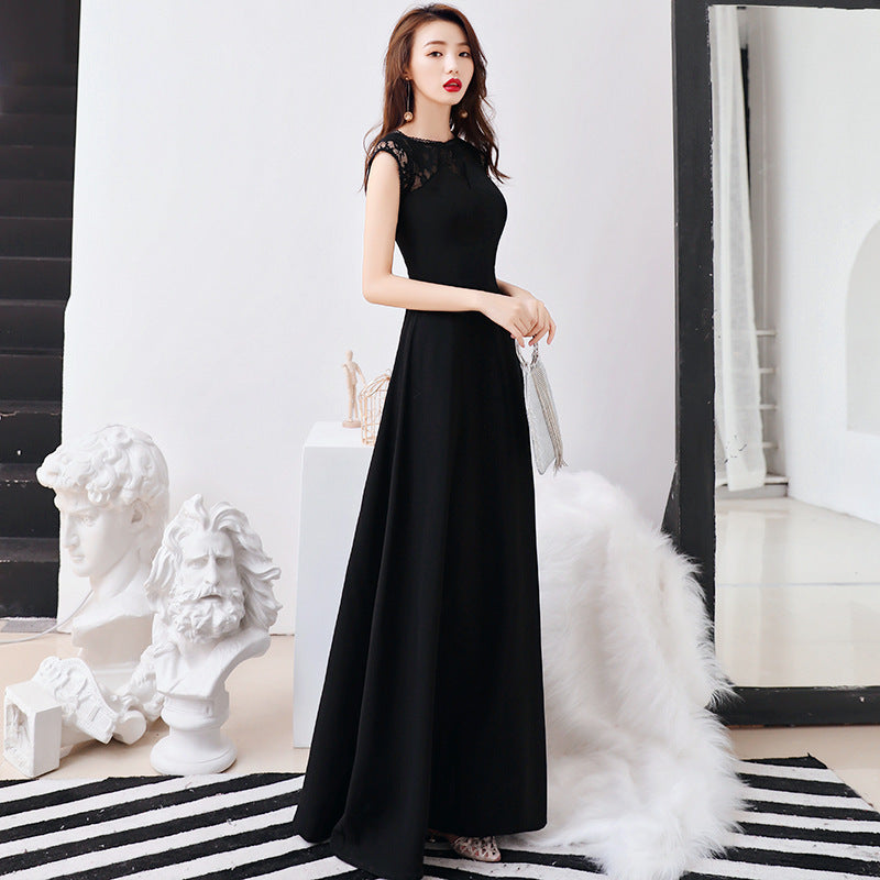 Schwarzes Abendkleid für Damen