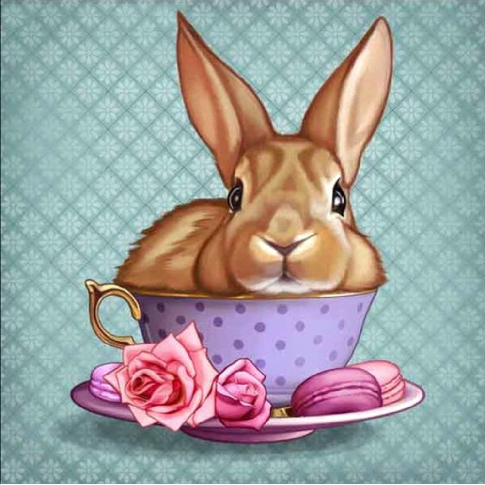 5D Diamond Painting Set «Hase»