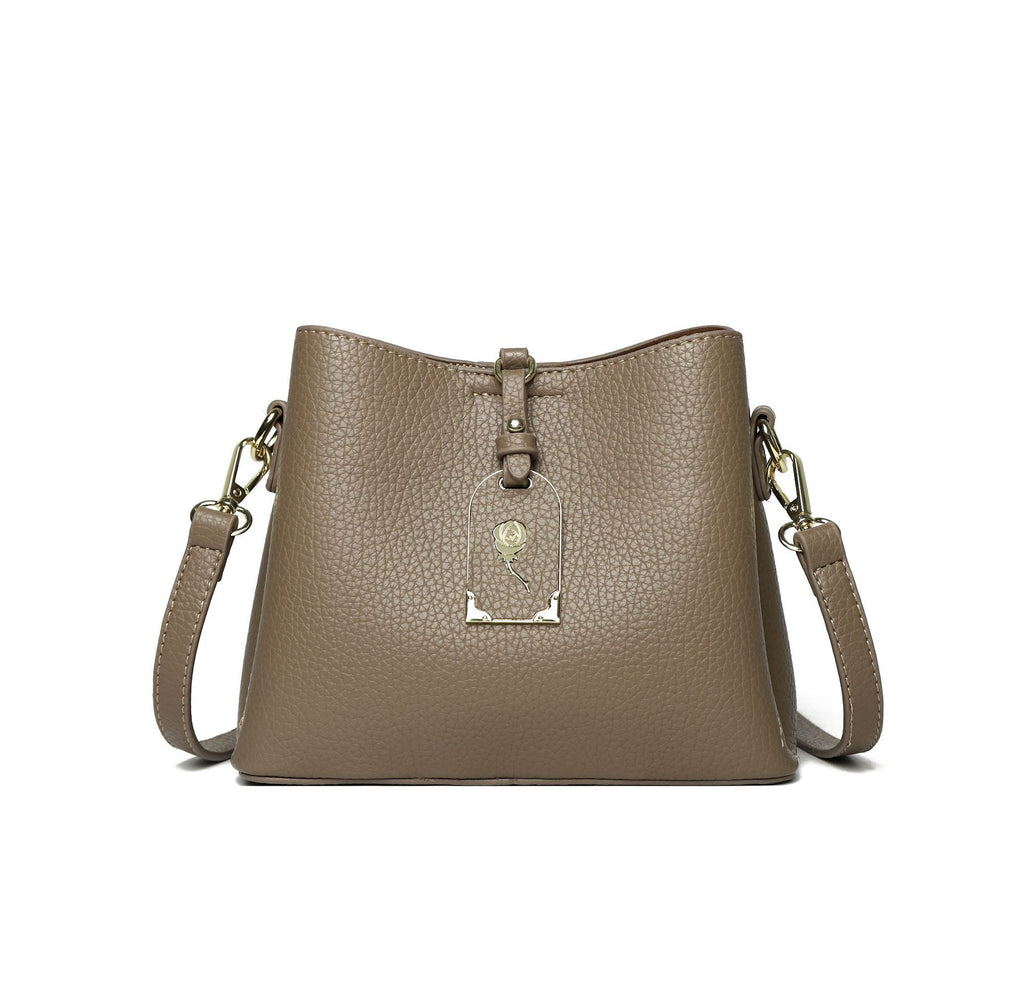 Schulter-Crossbody-Bag mit Textur